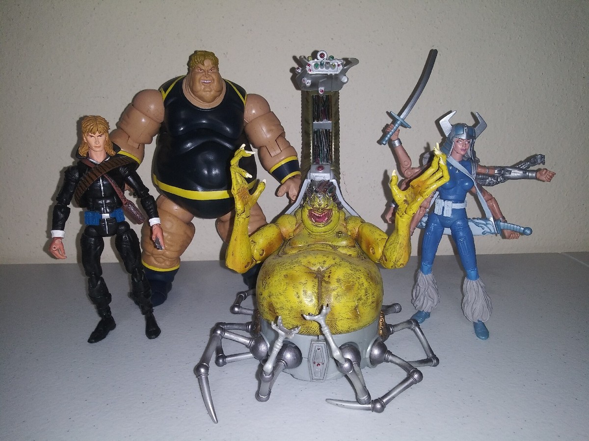 Marvel Legends Lot Of 4 - Blob BAF - Spiral - Mojo BAF - Longshot