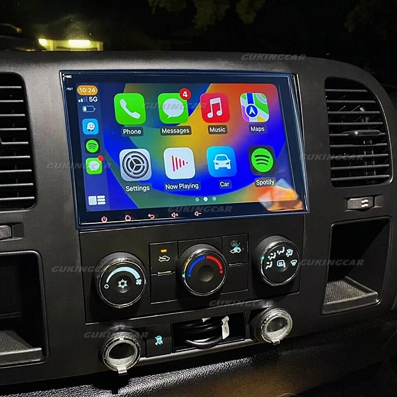 For GMC Sierra 1500 2500 2007-2014 Android 13 Carplay Car Stereo Radio GPS Navi - Image 2 of 4