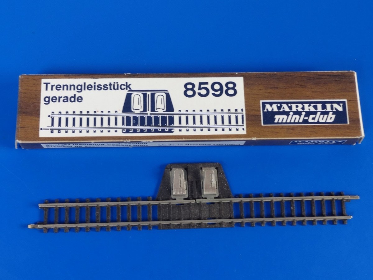 marklin　mini-club MARKLIN Z - 8598 - Isolating Straight Track - mini-club / BOX - LN