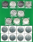 UNITED STATES .9993 1986/1996 & CANADA .9999 1991/1996 SILVER PURE SET/17, BU/MS