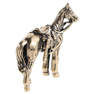 Brass Figurine Horse Statue Decor Chinese Figure China Figurines