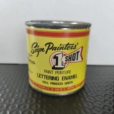 1 Shot Sign Painter's Oil Based Paint Peinture Lettering Enamel (143-L) Read G
