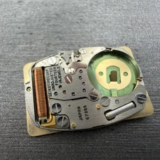 Seiko 6730 Watch Movement Quartz 14 Jewels Gold Lassale Dial And hands