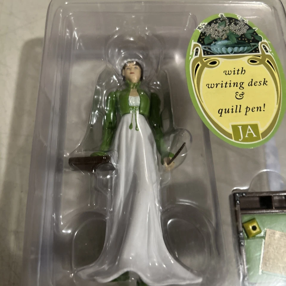 Figura de acción Jane Austen 5,5" posable con escritorio + pluma caja abierta Foto 2 de 4