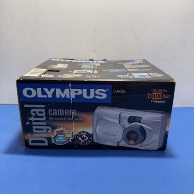 Olympus Camedia D-400 Zoom 1.3MP Digital Camera 3x Optical Tested
