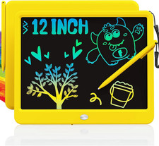LCD Writing Tablet Doodle Board, 12Inch Colorful Drawing Tablet Writing Pad, Kid
