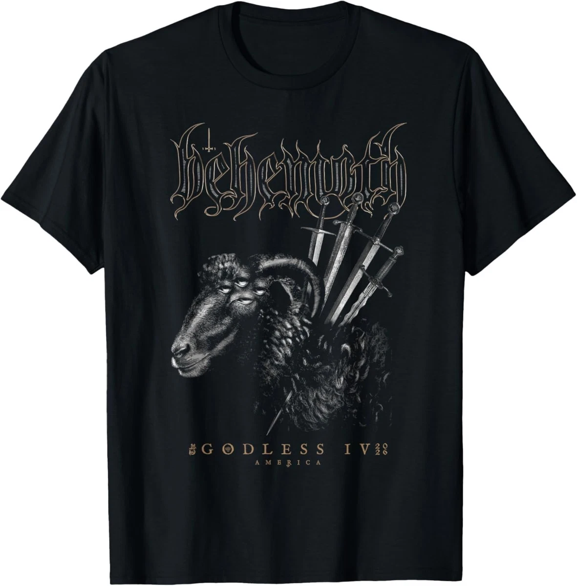Behemoth Furor Divinus Noir - Vêtements T-shirts & Polos 22,45 Behemoth Furor Divinus Noir - Vêtements T-shirts & Polos 22,45