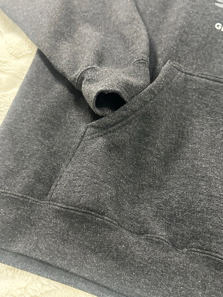 Pulôver com capuz vintage Diamond Supply Co preto logotipo escrita tamanho XL Y2K - Imagem 4 de 4