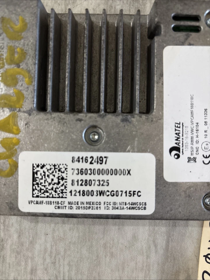 Módulo de control de teléfono móvil OEM 2017-2019 Chevy GMC Cadillac Buick 84162497 Foto 2 de 4