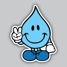 World Industries Wet Willy Sticker 4" Vinyl Decal Skateboard Retro 90s