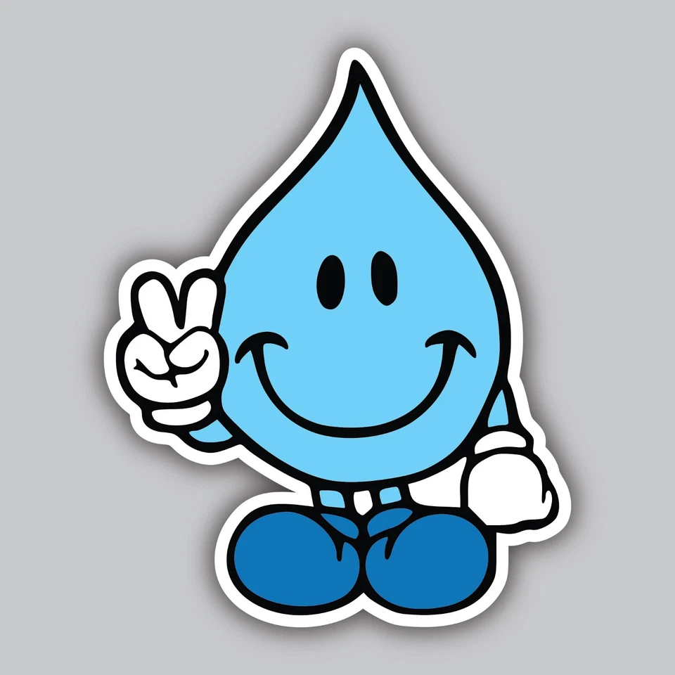 World Industries Wet Willy Sticker 4" Vinyl Decal Skateboard Retro 90s