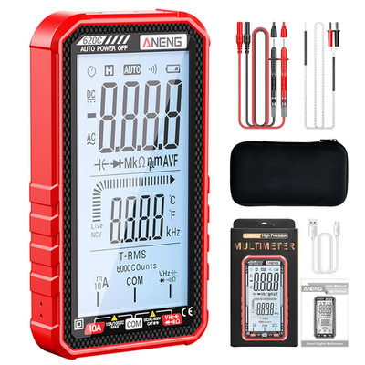 Digital Multimeter Tester, Smart Multimeter with Auto Ranging Digital Voltmeter