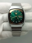 Vintage Seiko 5 Green Sunburst Dial 7009-5140 Automatic Men's Watch