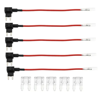 12V Standard Fusible Adaptateur avec 5pcs 25A Lame Style Fusible Plastique - Photo 1/4