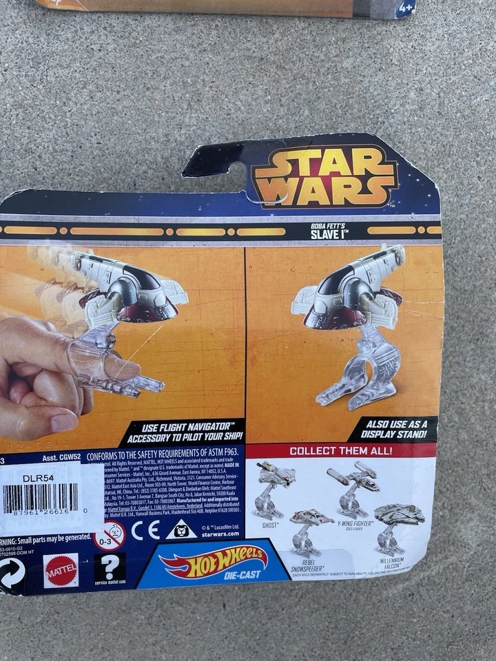 2014 Star Wars Hot Wheels Tie Fighter & Boba Fett’s Slave 1 w/Flight Navigators - Image 3 of 3