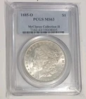 1885 O Morgan Silver Dollar PCGS MS 63 McClaren Collection II