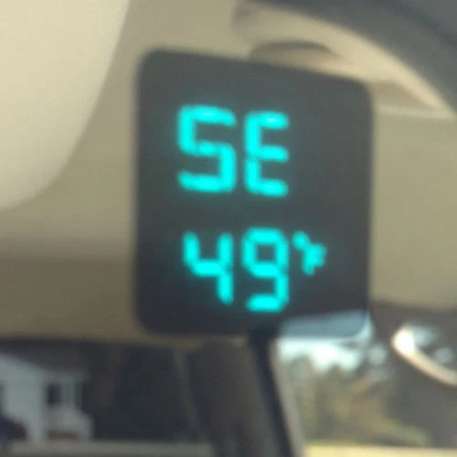 Espejo retrovisor Chevy GMC 2002-2009 atenuación automática OnStar brújula temperatura Foto 4 de 4