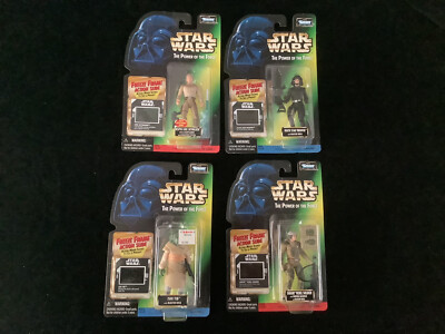 * Star Wars POTF 4 Figuren ISHI TIB, BESPIN LUKE, ENDOR REBEL, DEATH TROOP 1997 Neu im Karton