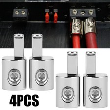 4Pcs 1/0 Gauge To 4 Gauge Pin AWG Power Wire Reducer Car Audio Amp Terminal USA