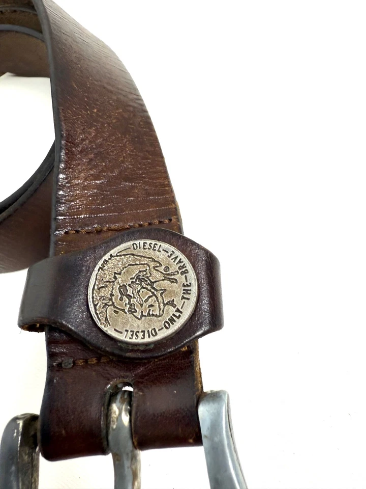 Cinturón Diesel Vintage Cuero Mujer 36 in/90 cm Foto 2 de 4