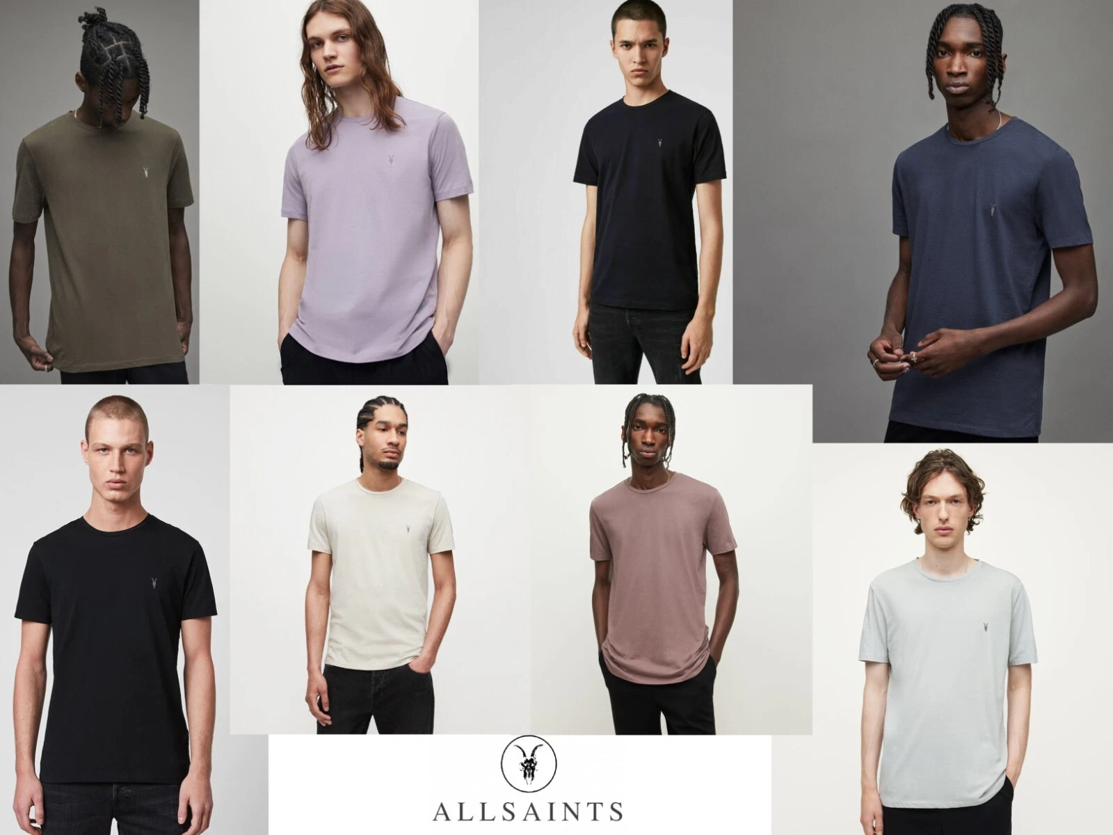 All Saints Mens Tonic T-Shirt Crewneck Top Short Sleeve Designer Cotton Tee XS
Opens in a new window
