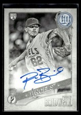 2018 Topps Gypsy Queen #GQA-PB Parker Bridwell 16/50 Rookie Auto Black White