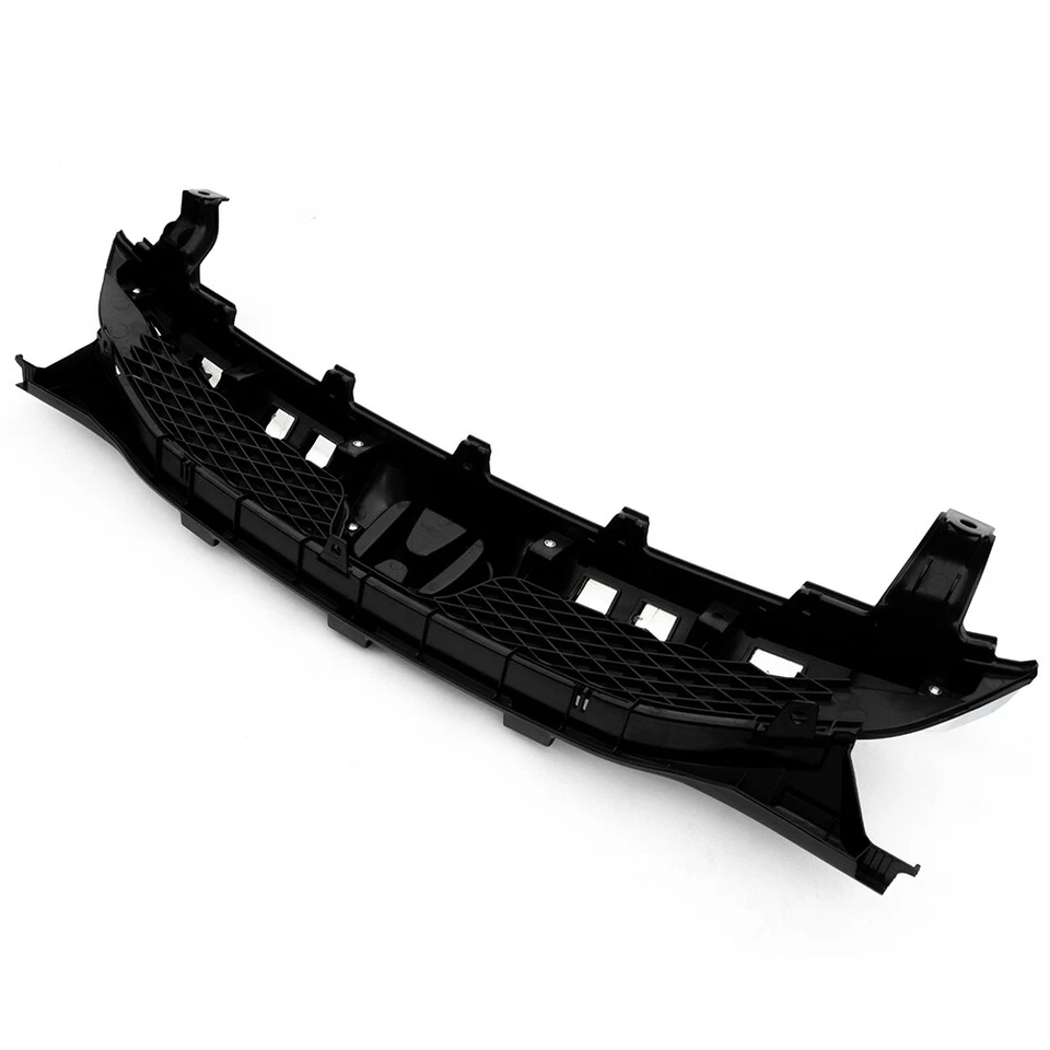 Fit For 2009-2011 Honda Civic 4 Door Front Bumper Upper Top Grille Grill Black Foto 4 de 4