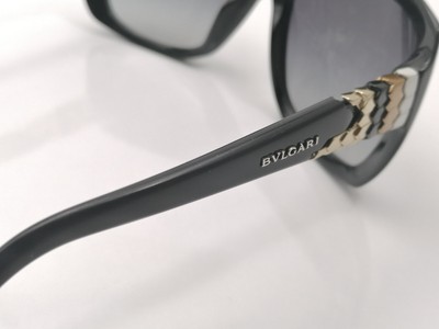 Bvlgari 8133 Black Cat Eye Sunglasses for Women | 135 56 18 | Made