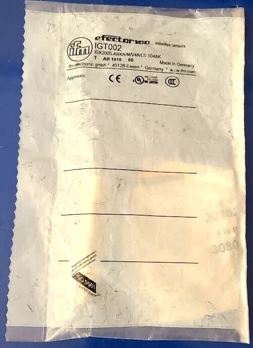IFM Efector IGK2005-ARKA/M/V4A/LS-104AK IGT002 Inductive Sensor - Image 2 of 4