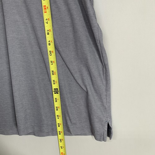 Travis Mathew Men Polo Shirt L Gray Lightweight Outdoors Golf Polo Short Sleeve - Picture 5 of 7
