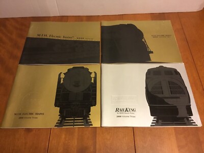 M.T.H. Electric Trains 2000 Gold Catalogs Volume 1 2 3 & Rail King Volume 3