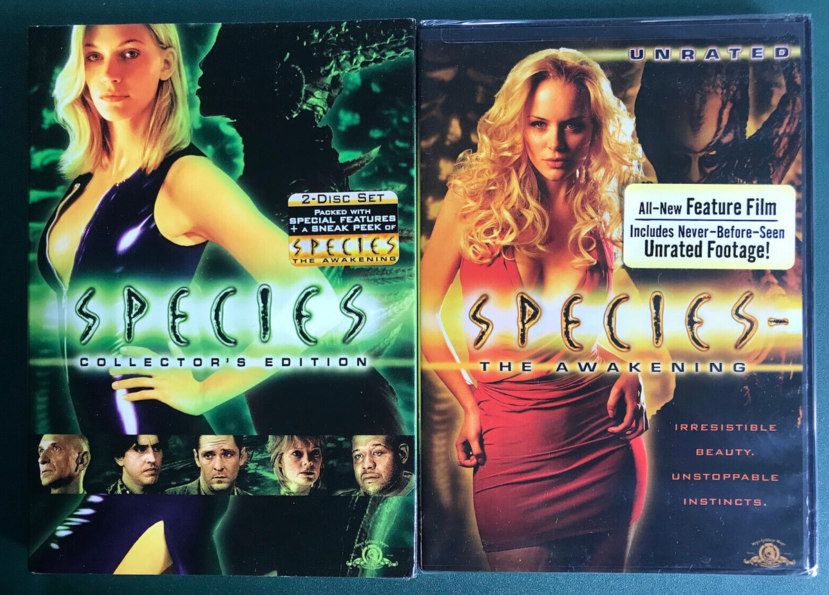 Species + Species 4: The Awakening (3 DVDs total) MINT, SEALED