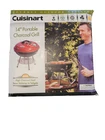 Cuisinart 14" Portable Charcoal Grill Brand New Sealed Box BBQ Outdoor Cooking