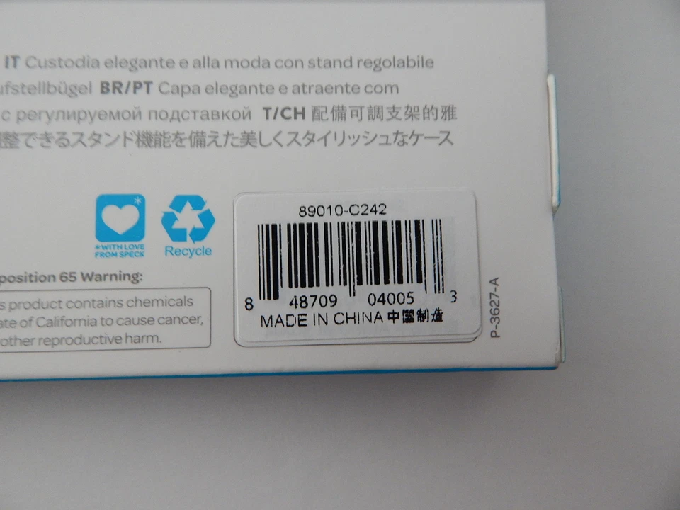 Speck Products StyleFolio Case & Stand for iPad Mini 4 Nickel Slate New - Image 3 of 4