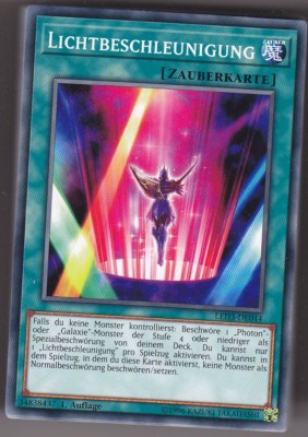 Yu-GI-OH Lichtbeschleuningung Common LED3-DE044 NEU!