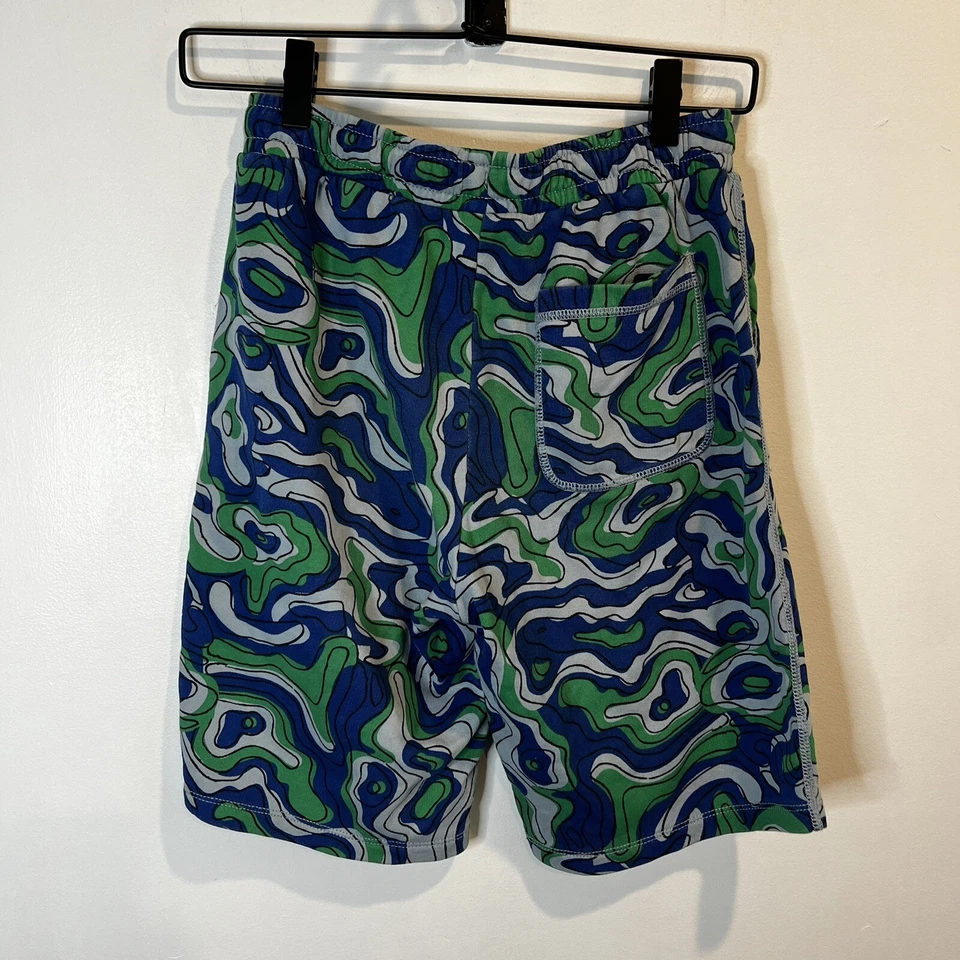 Niños | Pantalones camuflados Hanna Andersson azul y verde | Talla 12 Foto 3 de 4