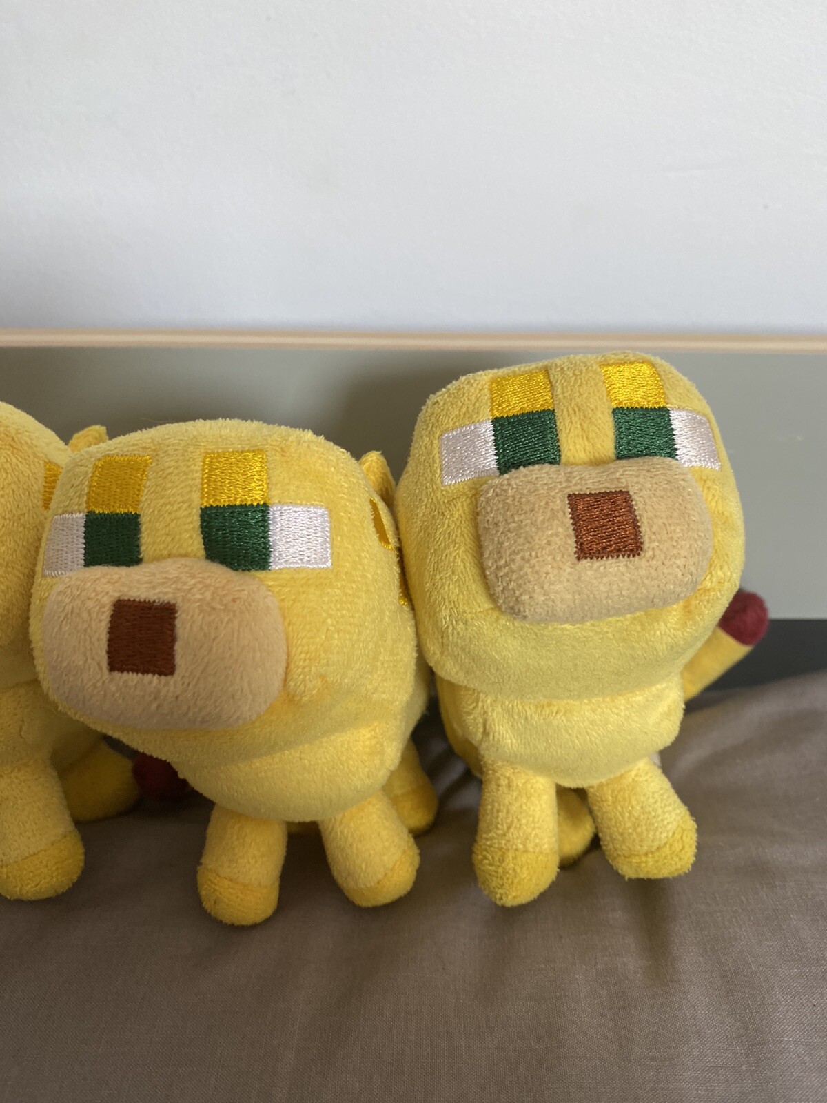 Minecraft Official Ocelot Cat Soft Cuddly Yellow Plush Toy Mojang