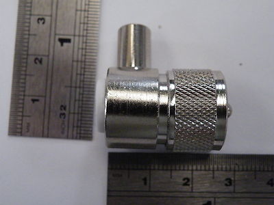 90 Grad rechter Winkel PL259 UHF Antennenstecker Amateurfunk CB hohe Qualität 33g EN20
