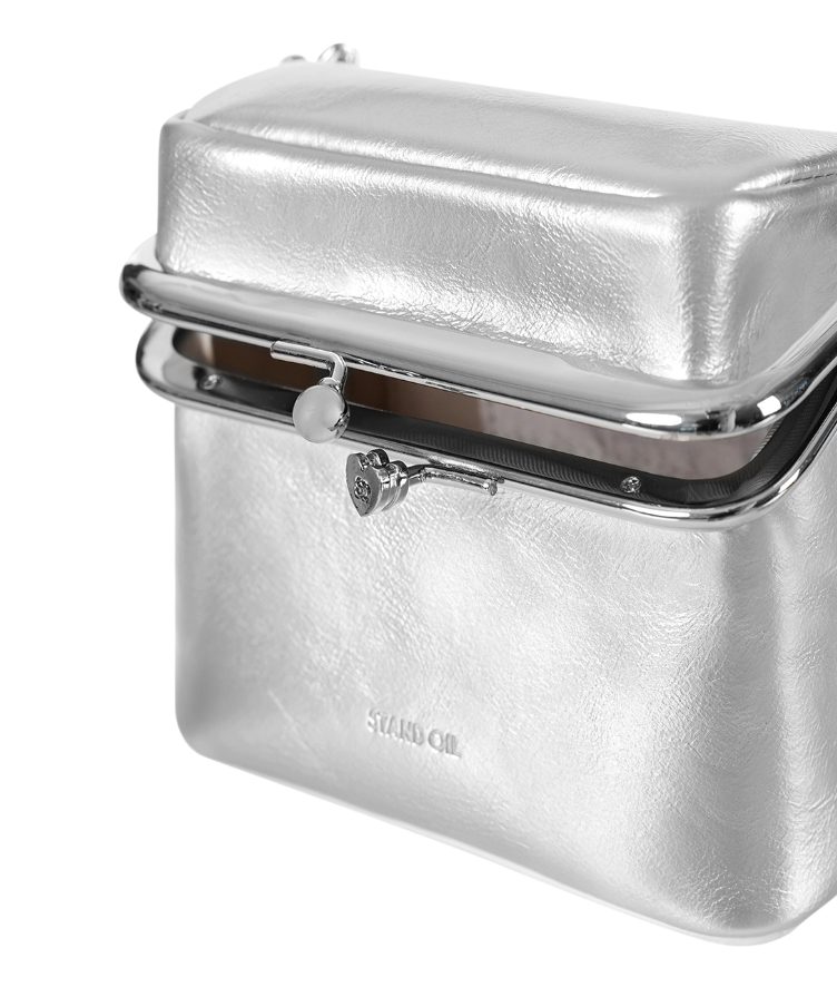 Stand Oil] Hippo Bag - Silver - Korea | eBay