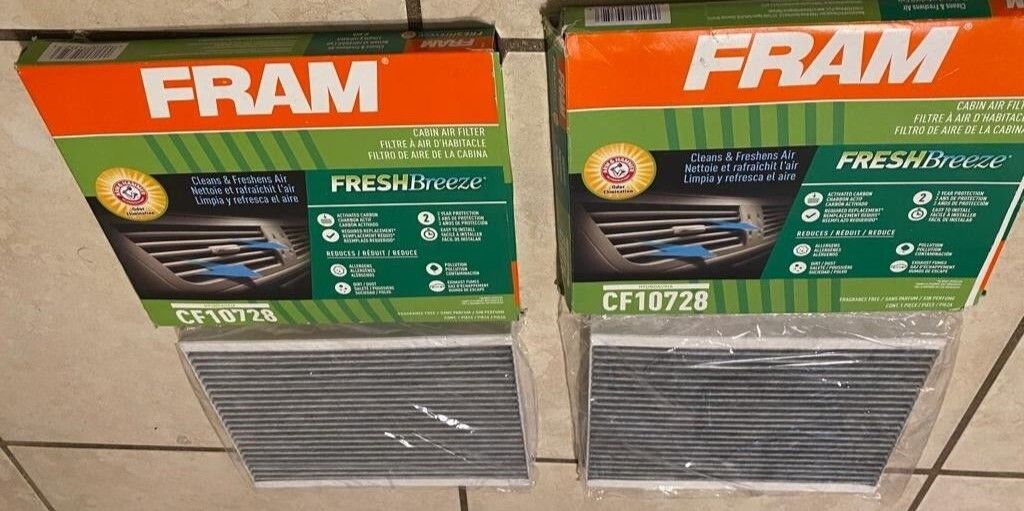 FRAM CF10728 Cabin Air Filter Fresh Breeze for Hyundai Kia NEW Open Box 2pk