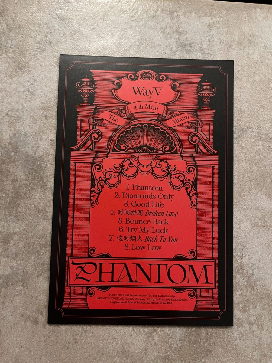 WayV Phantom Tracklist ~ Postcard~ Plastic Mask~ Envelope | eBay