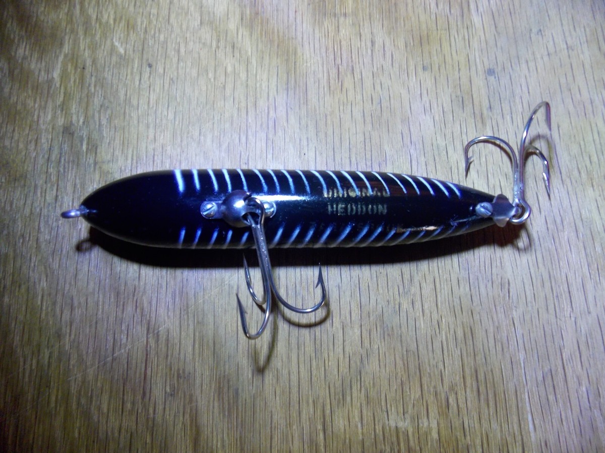 Original Heddon Zara Spook Topwater Lure BLACK SHORE Very Original Heddon Zara Spook Topwater Lure BLACK SHORE Very