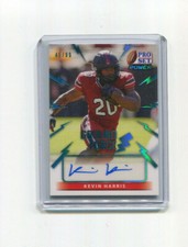2021 Leaf Pro Set Power Ground Force Platinum Kevin Harris Rookie Auto 45/99