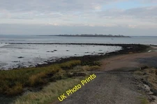 Photo 6x4 Causeway to Osea Island Goldhanger The winding causeway is just c2015