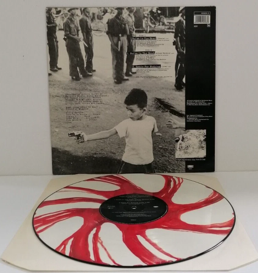 Rage Against The Machine Buller In The Head 12" Single Ltd Ed Coloured Vinyl NM - Image 4 of 4