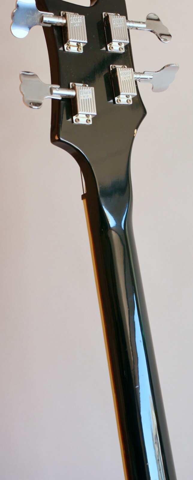 1974 Rickenbacker 4001 Bass Guitar Jetglo Black with Original Case eBay