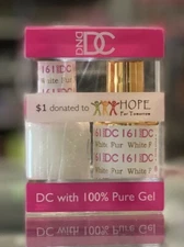 DND DC Duo Gel Color Matching Polish Color DC161- WHITE FUR Hot Color 0.5oz