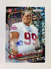 2025 Panini Prizm Alfred Collins RC Auto #388 No Huddle Disco 49ers Autograph
