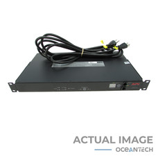 APC AP7750A Rack Automatic Transfer Switch 120V 12A 1U 10x NEMA 5-15R Outlets