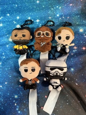 Funko 3 Zoll Plüsch Schlüsselanhänger Disney Star Wars Die letzten Jedi Solo Clip Produktbündel